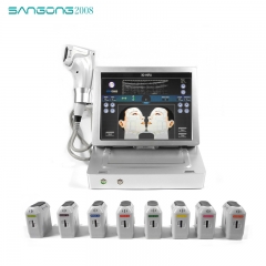 Portable 3D HIFU Machine 20000 Shots 11 Lines With 8 Cartridges For Wrinkle Removal Face Lift Body Slimming