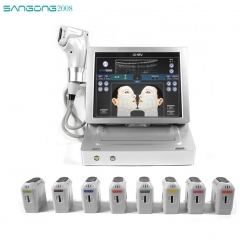 Portable 4D HIFU Machine 50000 Shots 12 Lines With 8 Cartridges For Wrinkle Removal Face Lift Body Slimming